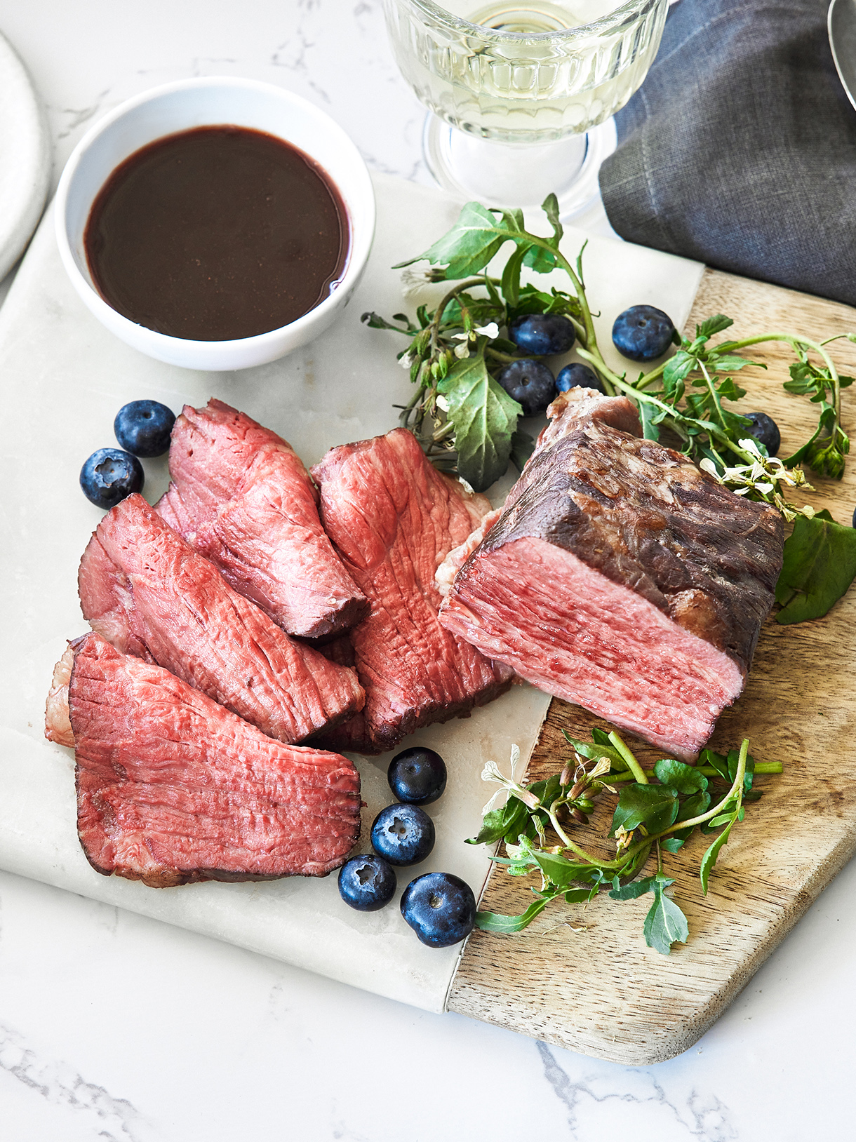 低温調理のローストビーフ