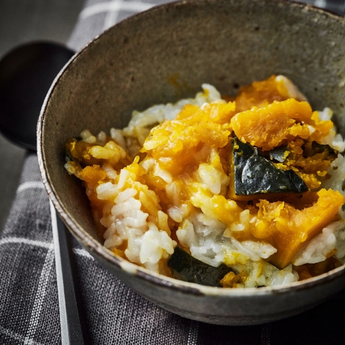 あっという間のかぼちゃのおかゆ