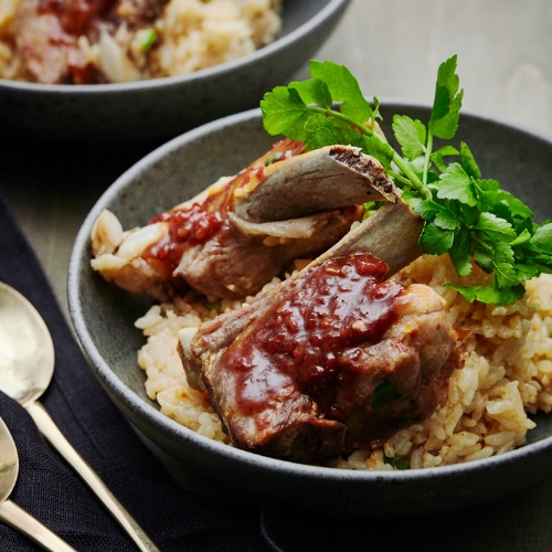 ピリ辛ジューシースペアリブごはん