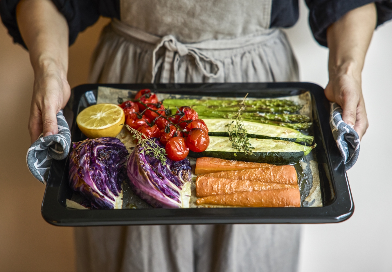 歓声があがる季節野菜のグリルの完成イメージ