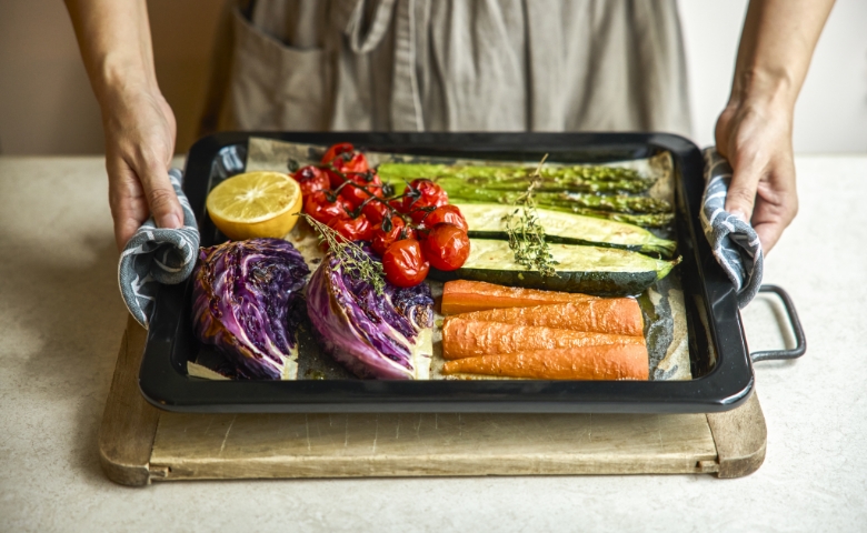 角皿の上に並べます